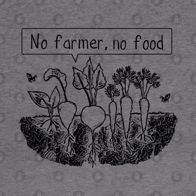 No farmer no food by Byrnsey